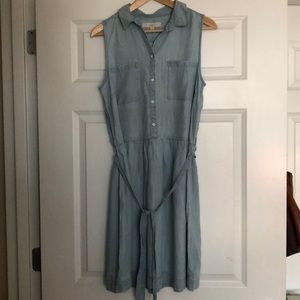 Loft Chambray Shirt Dress